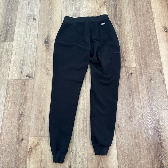 Figs Zamora High Waisted Jogger Scrub Pants in Black GUC - Picture 11 of 11